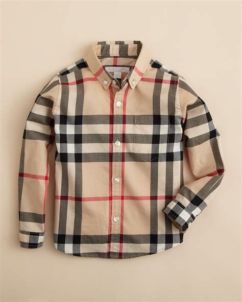 burberry button up baby|Burberry button up long sleeve.